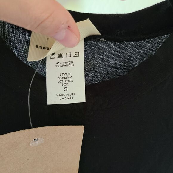 NWT enough about me size small sleeveless ruffled bodice dress - Picture 6 of 9